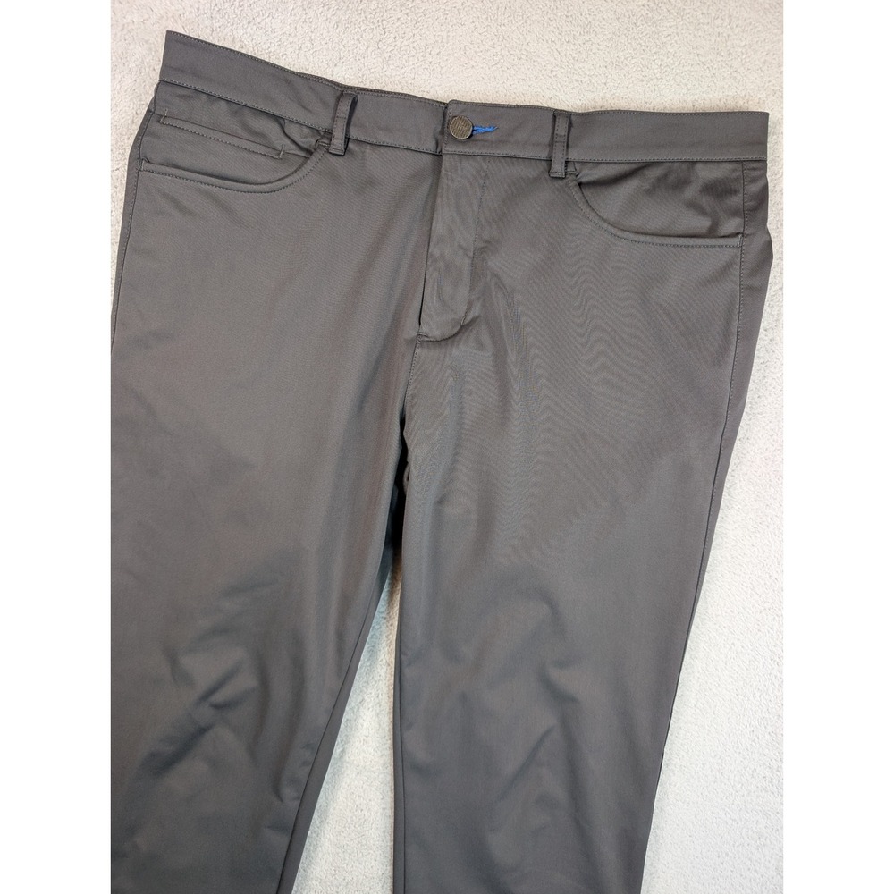 Twillory Performance Pants Mens 36x32 Tailored Fit‎ Charcoal Grey 5-Pocket Chino
